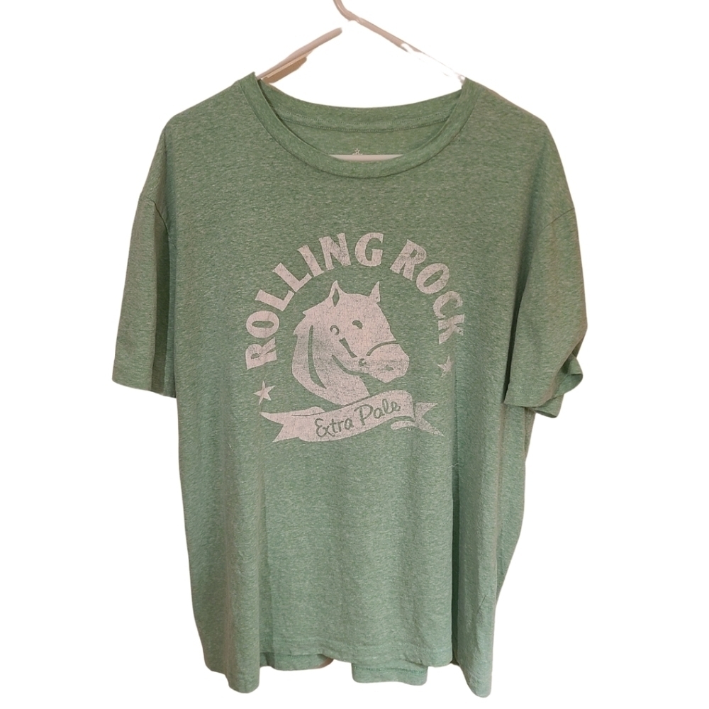 Rolling Rock Graphic Tee Size Medium